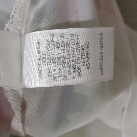 BISOU BISOU Sheer Floral Swing Tank Top - Picture 8 of 8